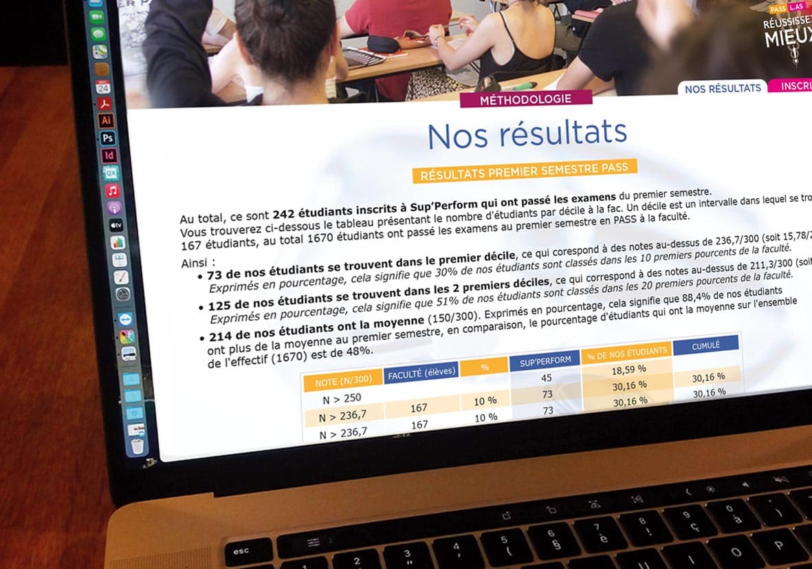 Résultats du 1er semestre PASS