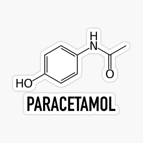 Structure chimique du Paracétamol