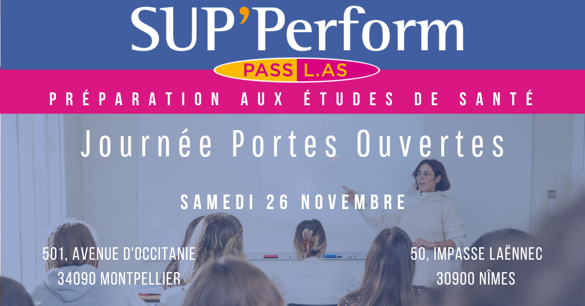 Journée Portes Ouvertes : Samedi 26 novembre