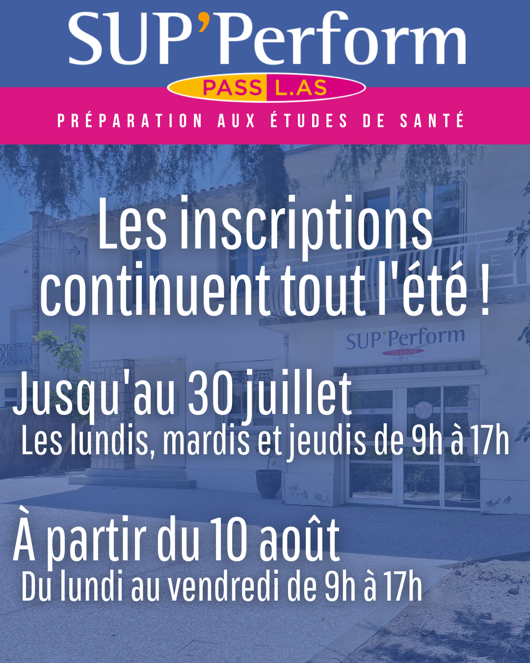 inscriptions été 26 toulouse Médecin en blouse blanche