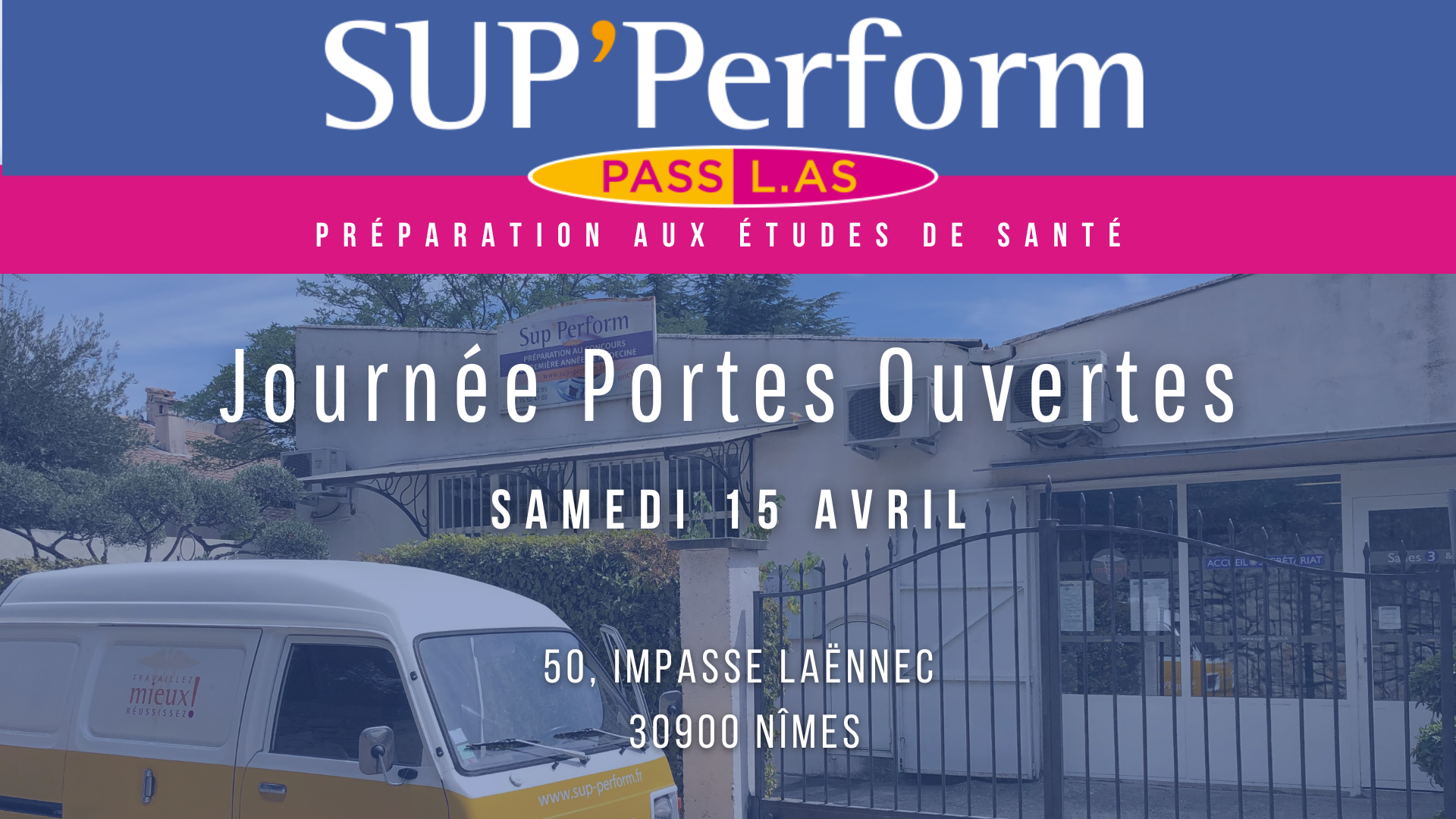 Journée Portes Ouvertes Nîmes : 15 avril  2023