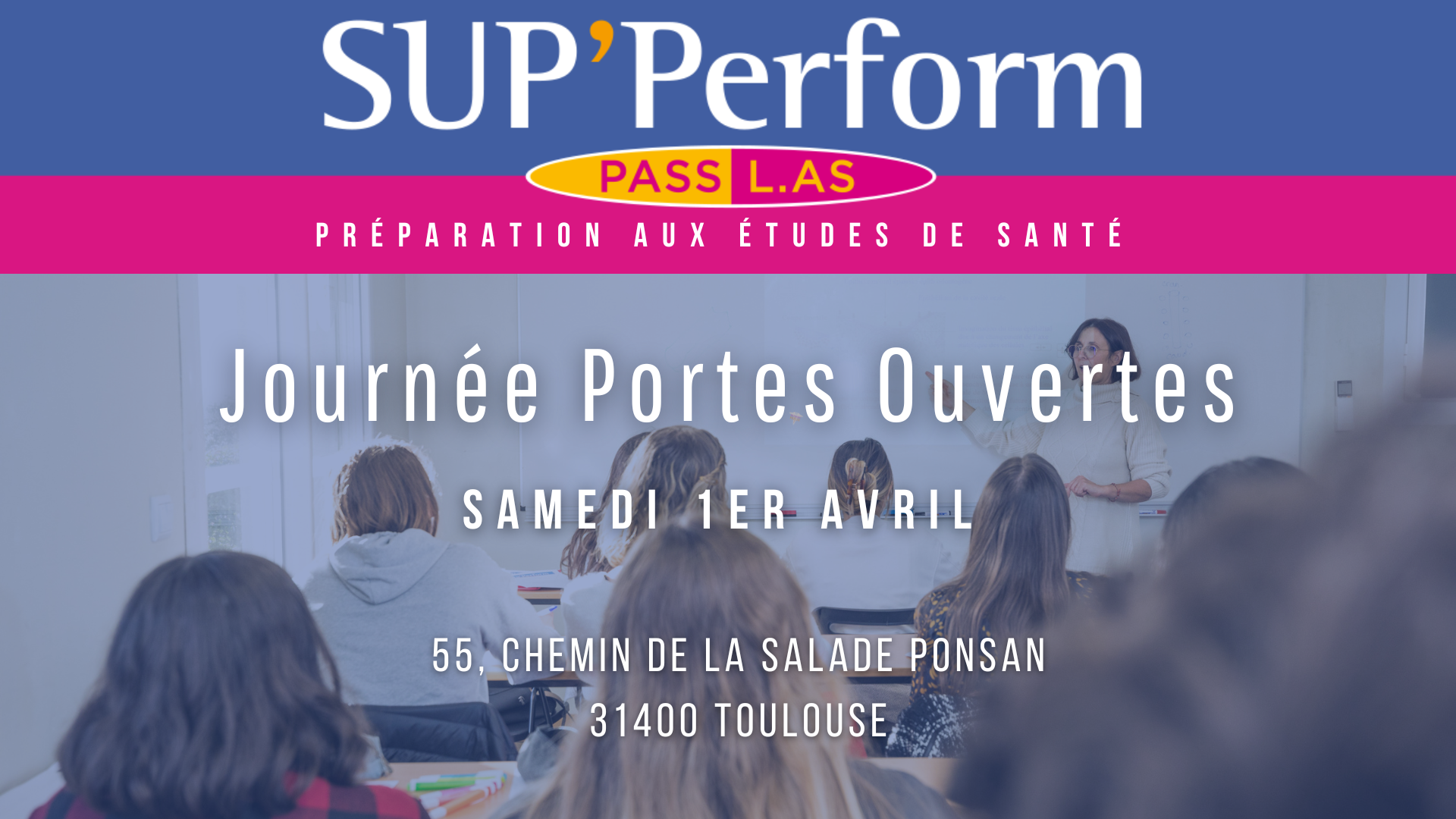 Journée Portes Ouvertes : Samedi 1er avril 2023