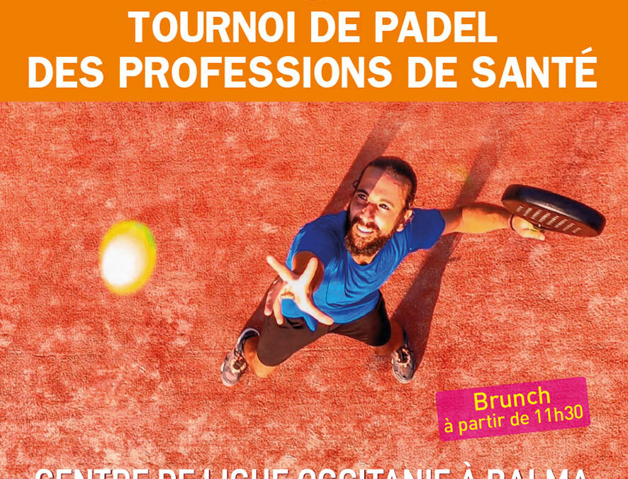 affiche tournoi de padel